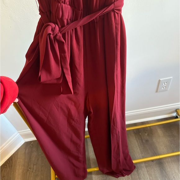 Rachael Roy Off Shoulder Long Dress/Pant Suit - Picture 4 of 4